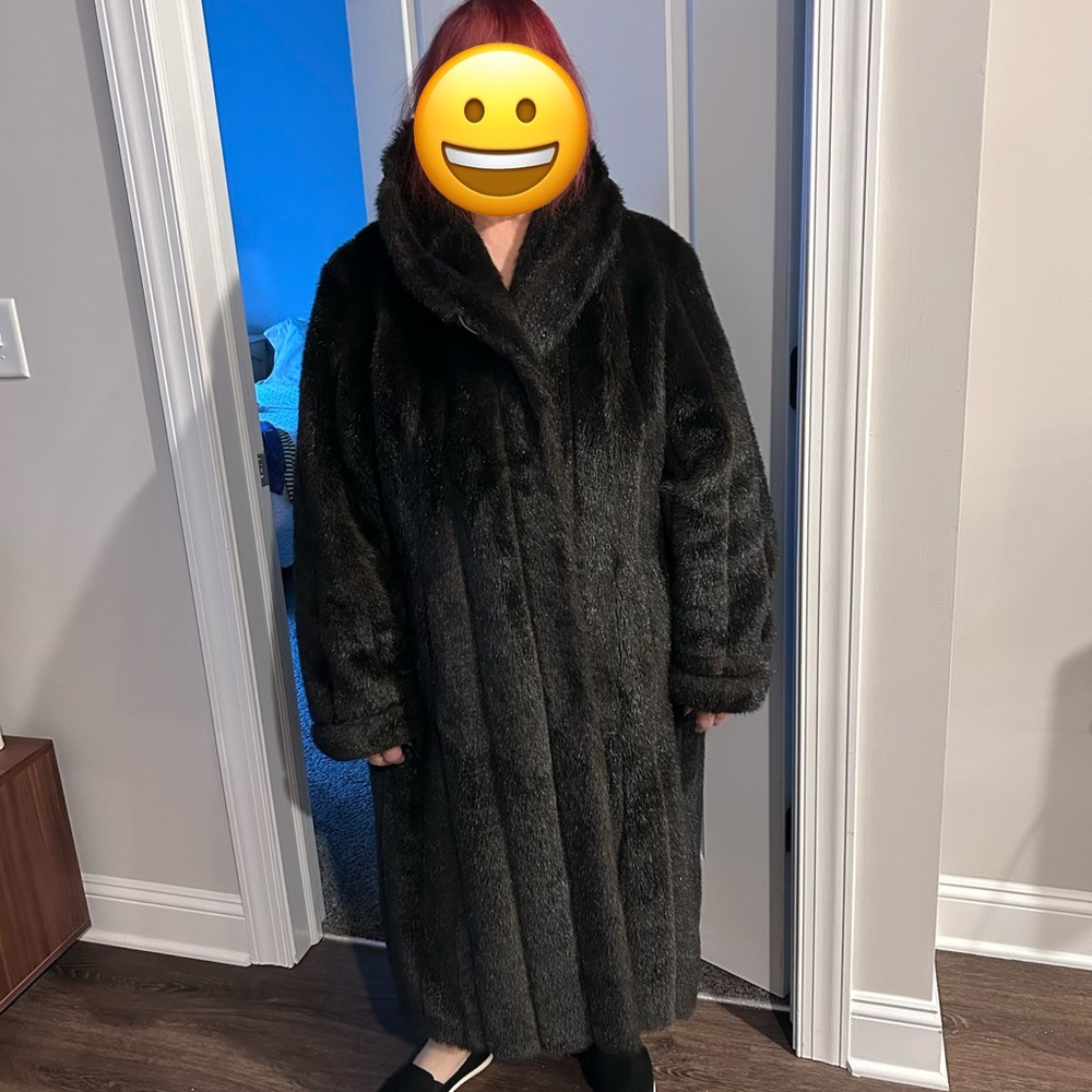 Lane Bryant Black Teddy Jacket
